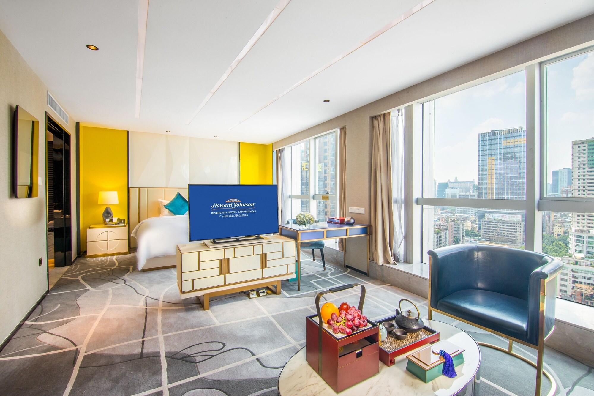 Howard Johnson Riverview Hotel Guangzhou Dış mekan fotoğraf