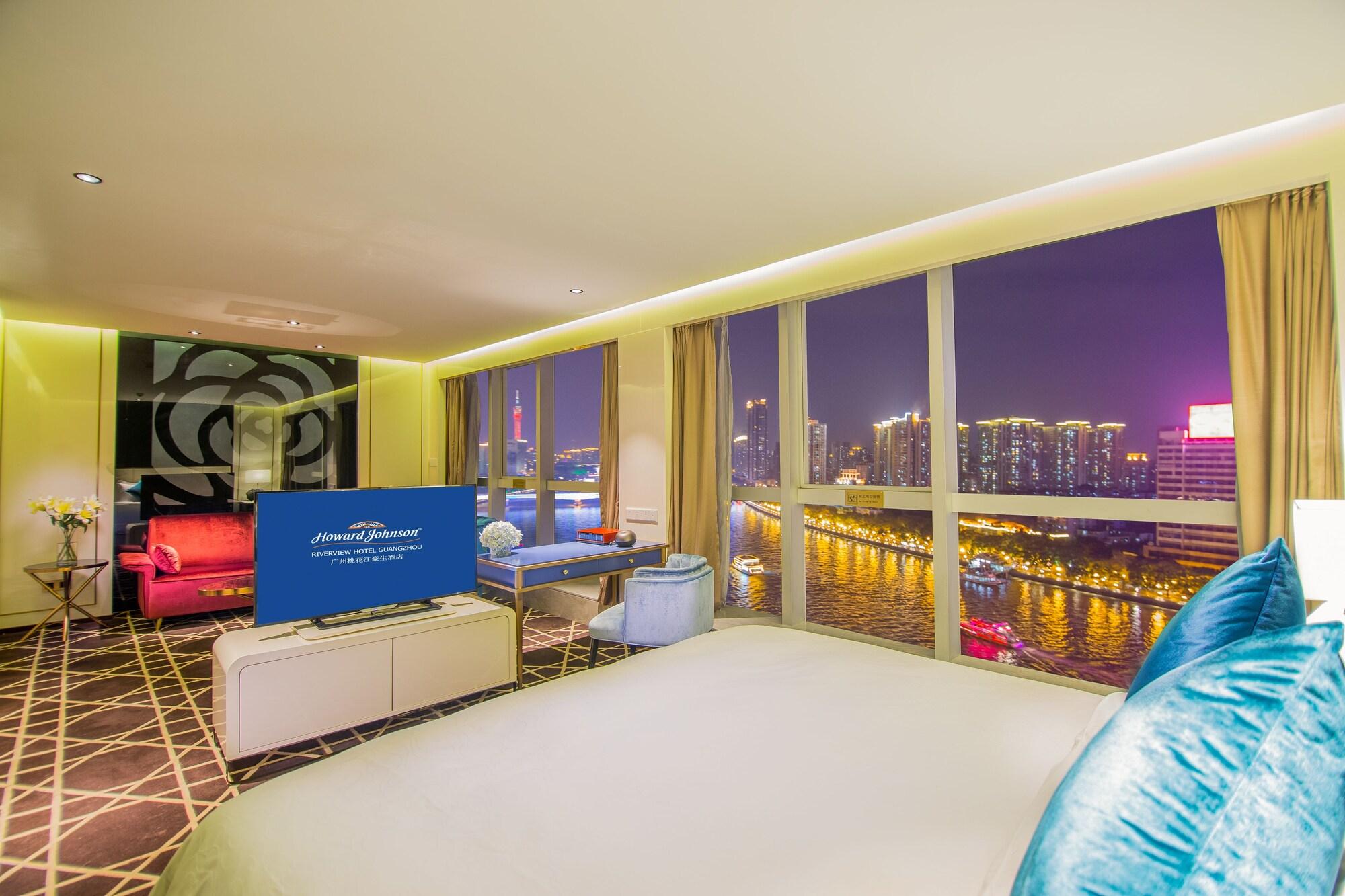 Howard Johnson Riverview Hotel Guangzhou Dış mekan fotoğraf