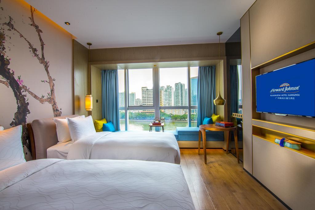 Howard Johnson Riverview Hotel Guangzhou Dış mekan fotoğraf