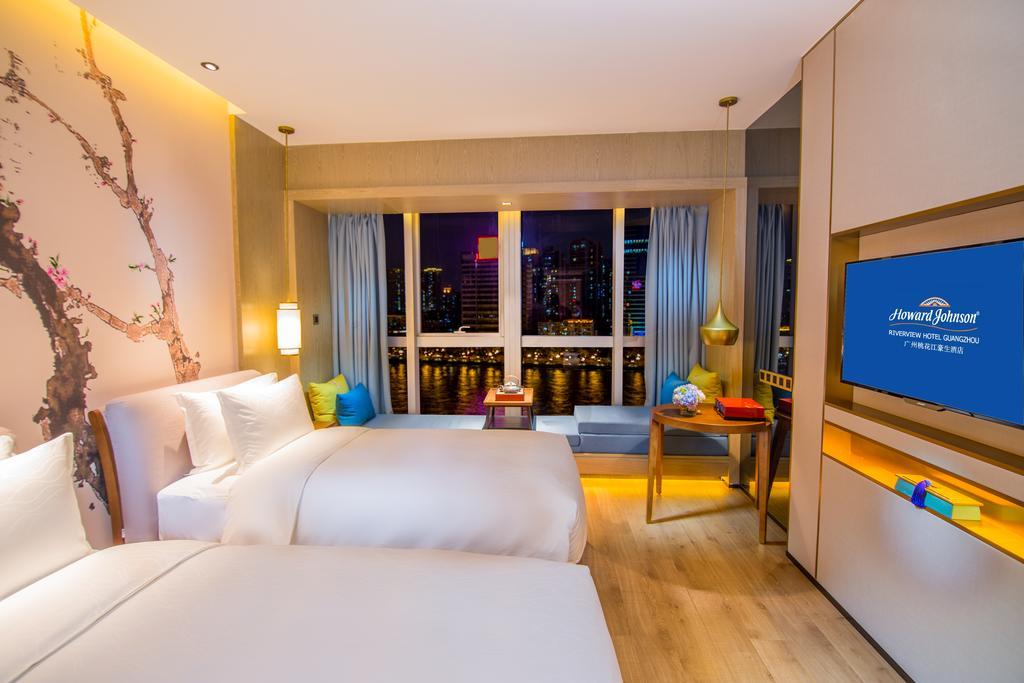 Howard Johnson Riverview Hotel Guangzhou Dış mekan fotoğraf