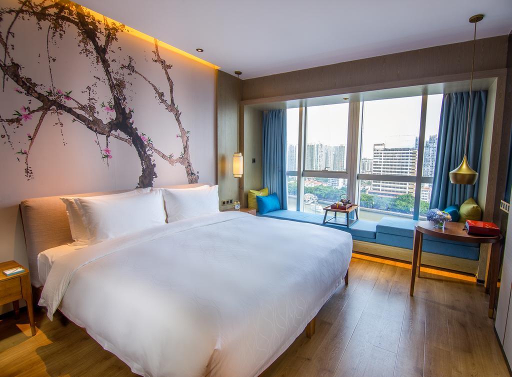 Howard Johnson Riverview Hotel Guangzhou Dış mekan fotoğraf