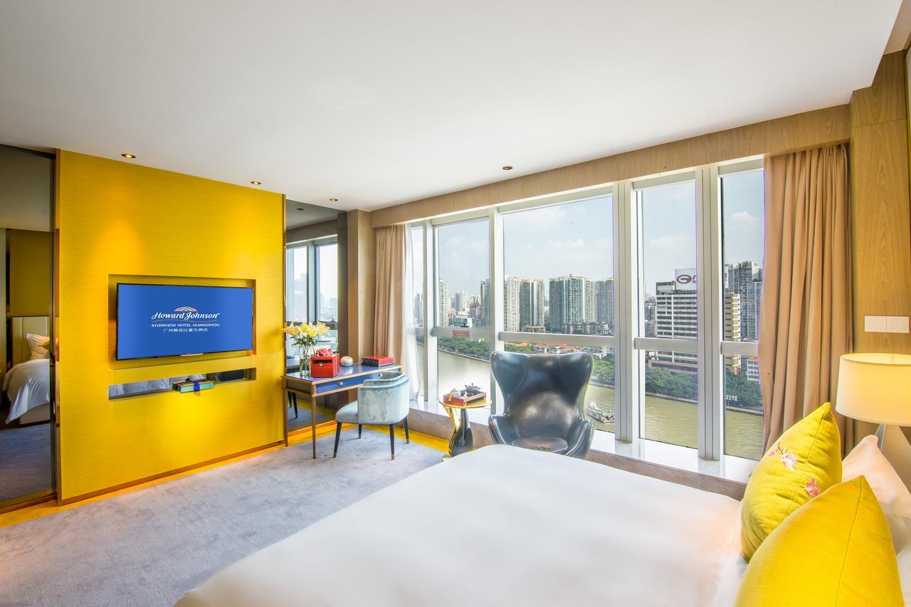 Howard Johnson Riverview Hotel Guangzhou Dış mekan fotoğraf