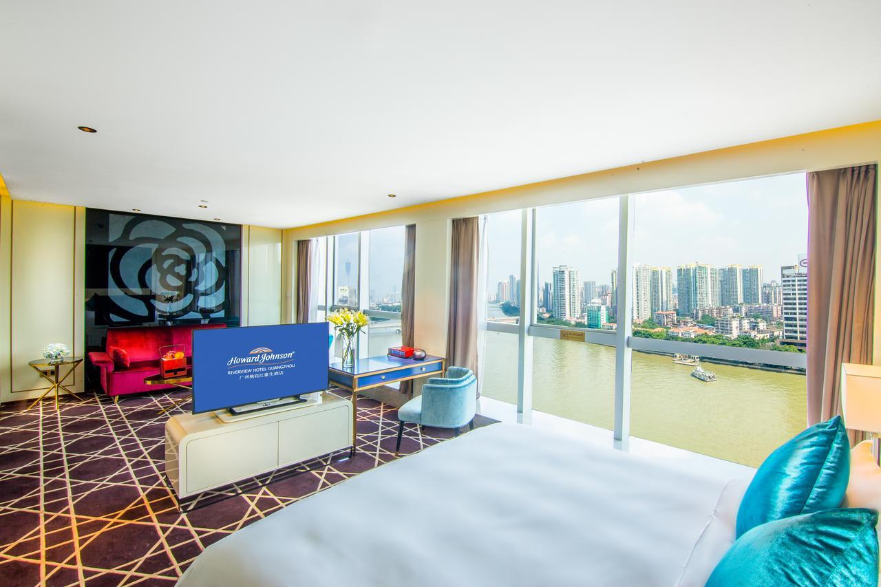 Howard Johnson Riverview Hotel Guangzhou Dış mekan fotoğraf