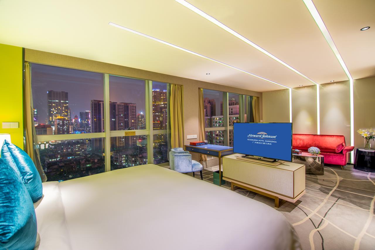 Howard Johnson Riverview Hotel Guangzhou Dış mekan fotoğraf